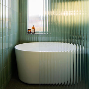 Rib Duschvägg Deep Blue