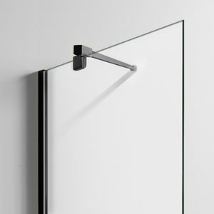 Transparent Duschvägg Svart