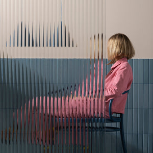 Rib Duschvägg Deep Blue