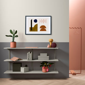 Sparring Hyllsystem Grå