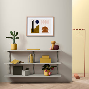 Sparring Hyllsystem Grå