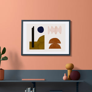 Frame Blue 50x70