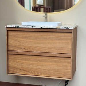 Utställningsex Kommod Haven H2 Valnöt 80 cm