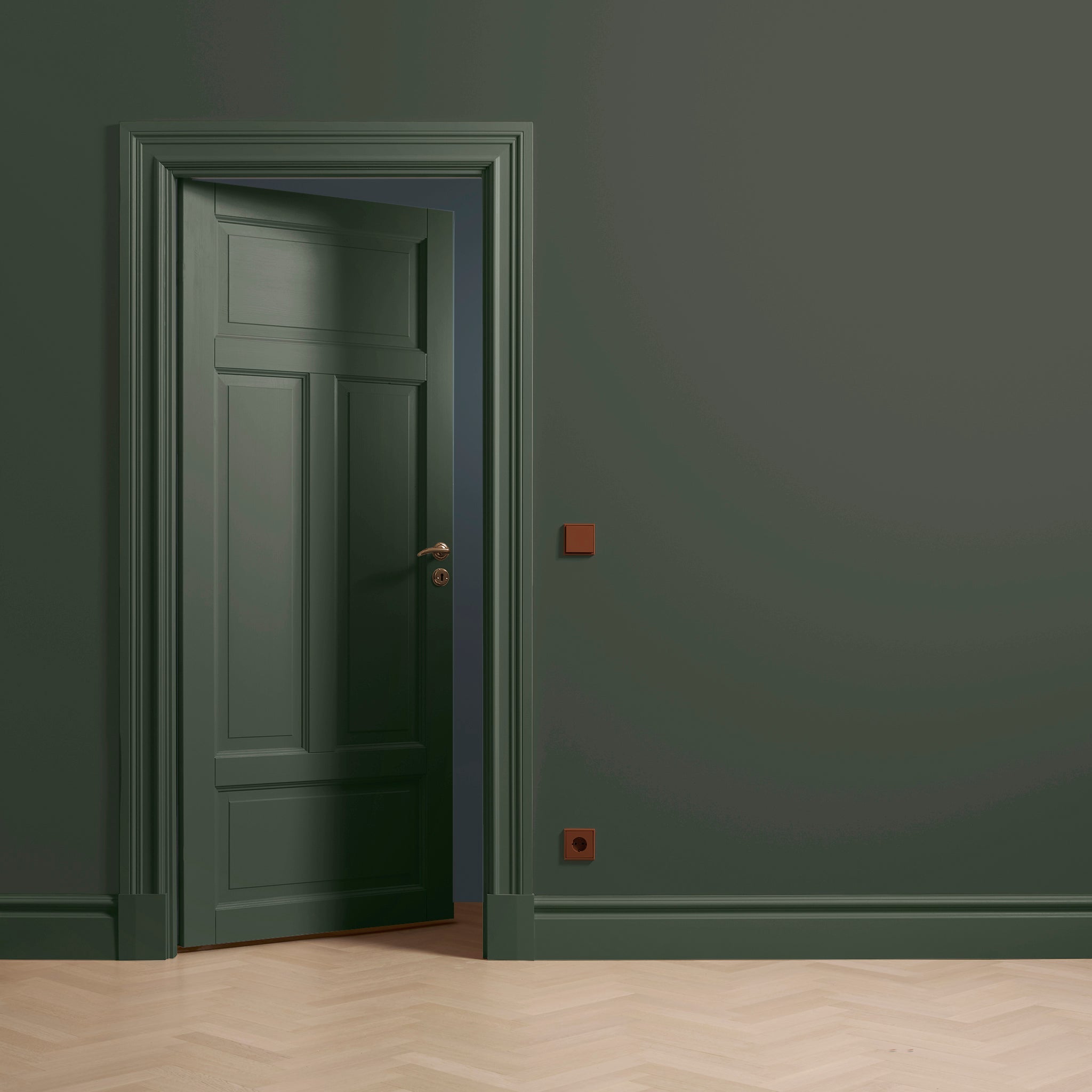 Väggfärg Deep Green 07