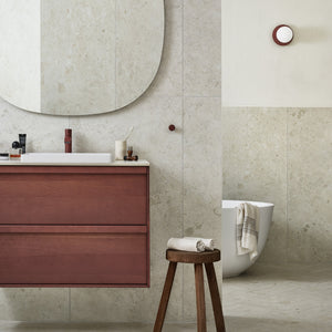 Knopp Circular Reddish Brown