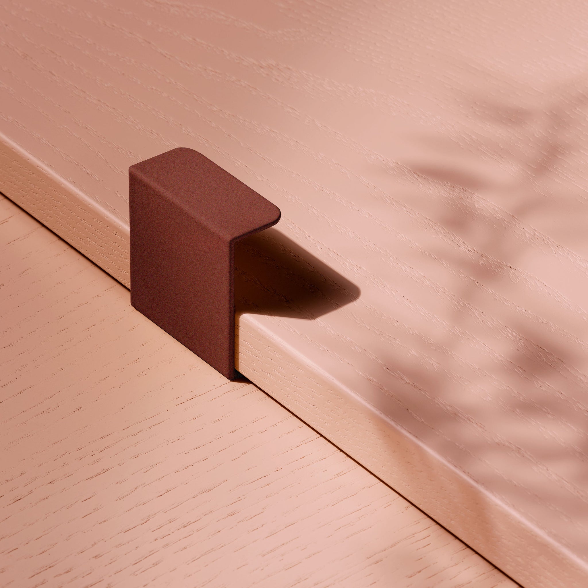 Handtag Hide 40 Reddish Brown