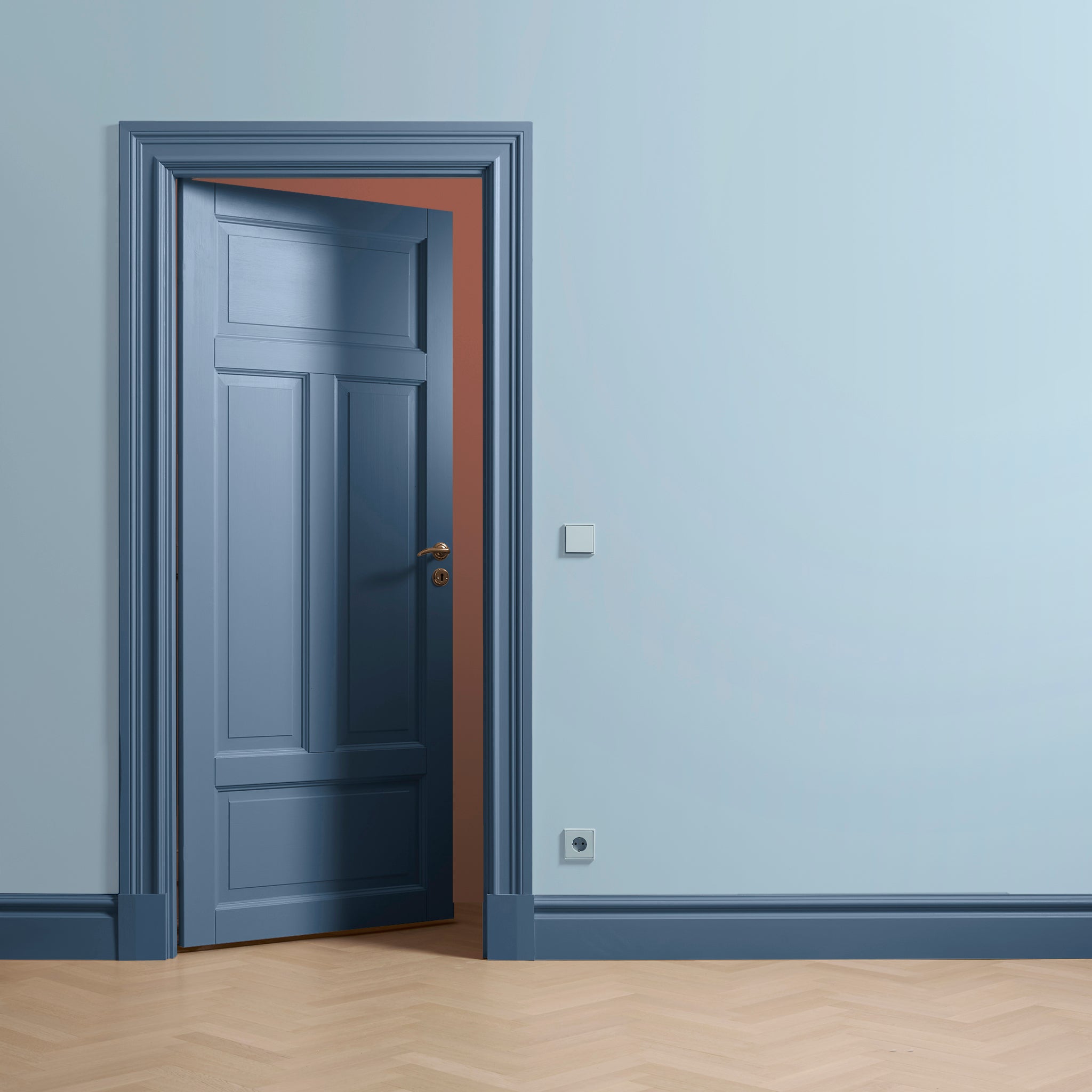 Väggfärg Ice Blue 01