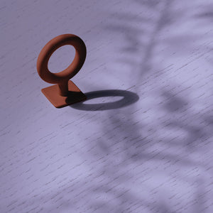 Handtag Key Reddish Brown