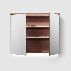 Spegelskåp H2 Reddish Brown