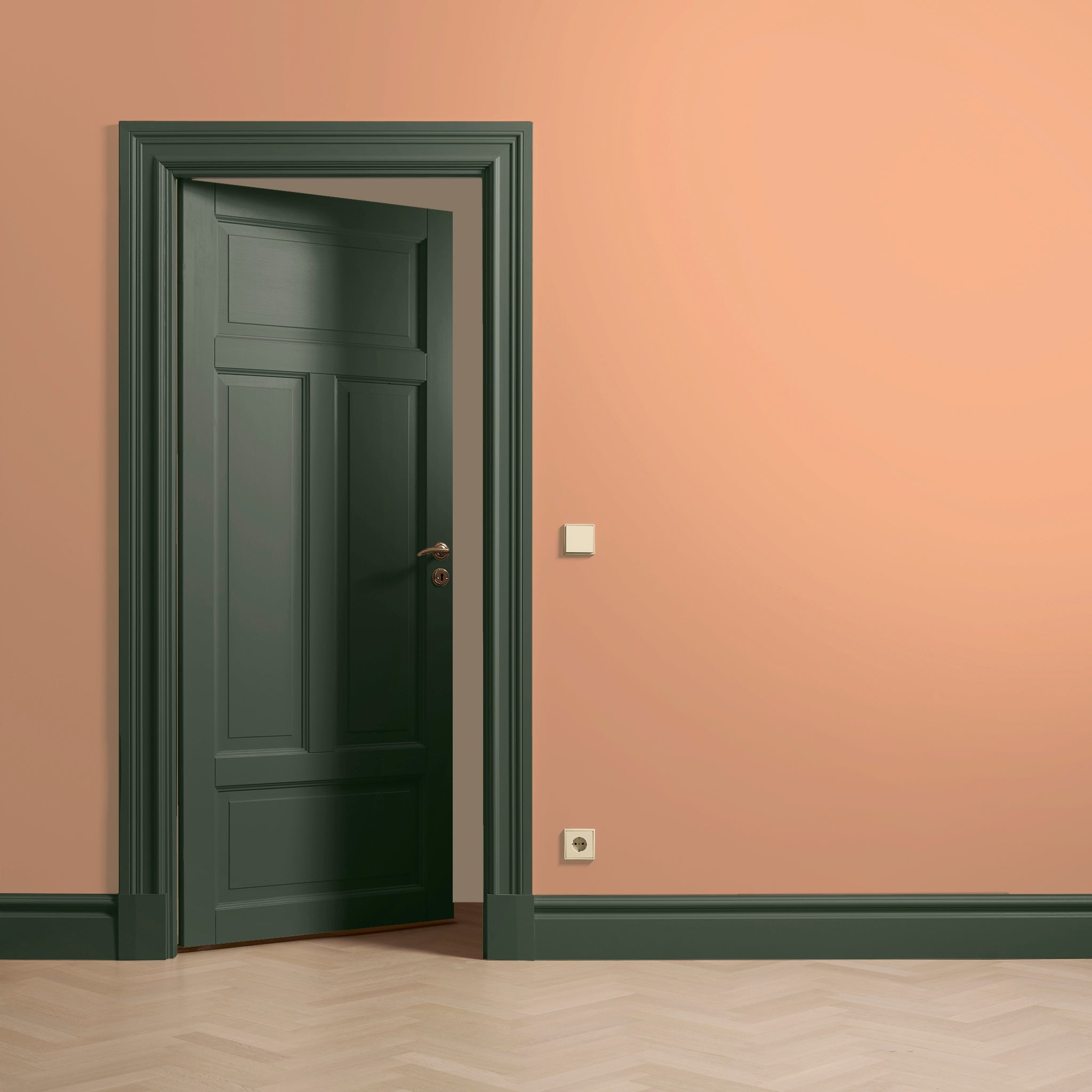 Väggfärg Peach 02