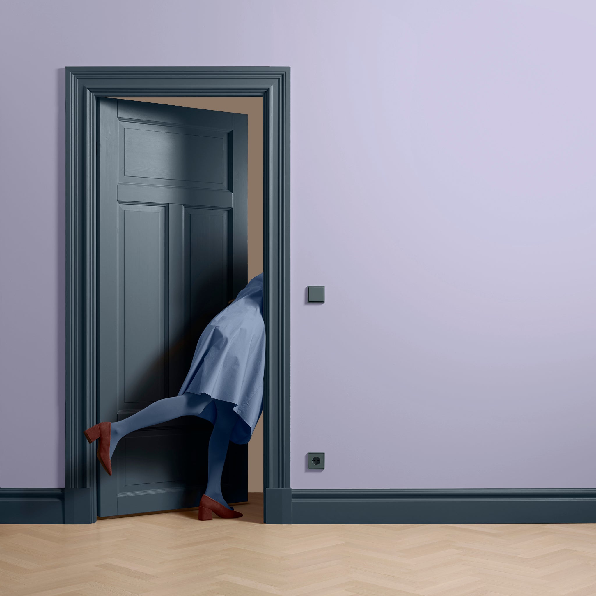 Väggfärg Purple 02