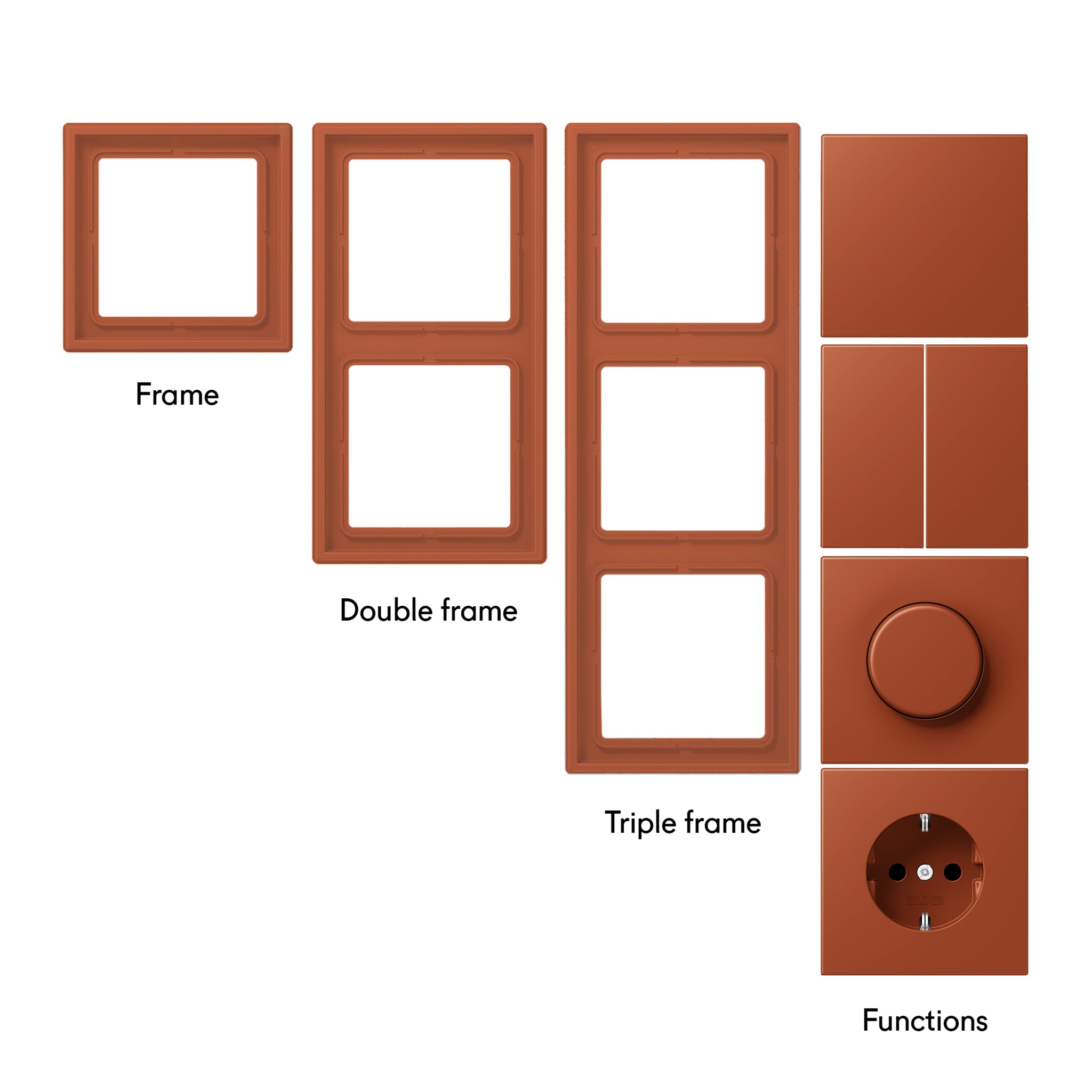Double Switch Reddish Brown 06