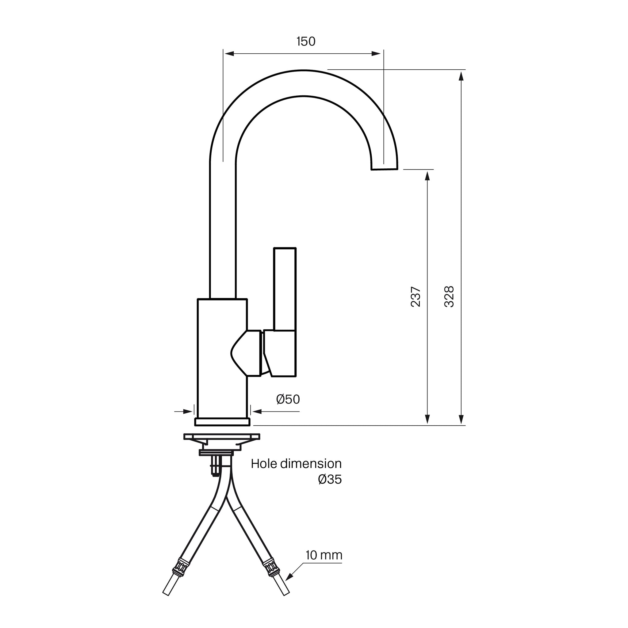 Arch Tvättställsblandare 03 Brushed Nickel