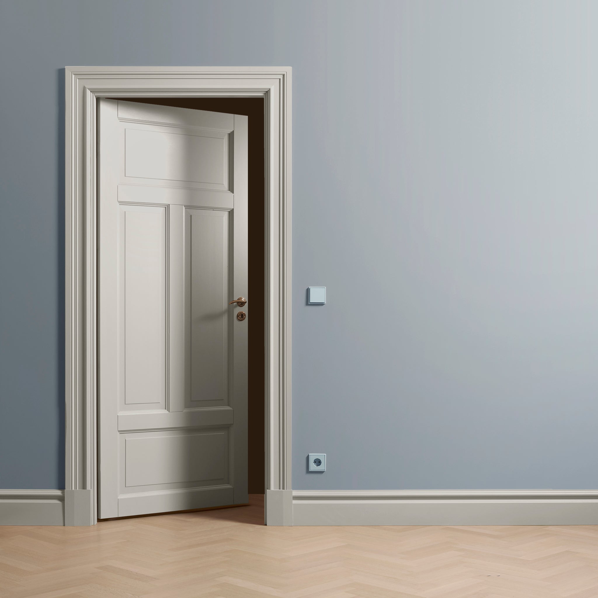 Väggfärg Soft Blue 02