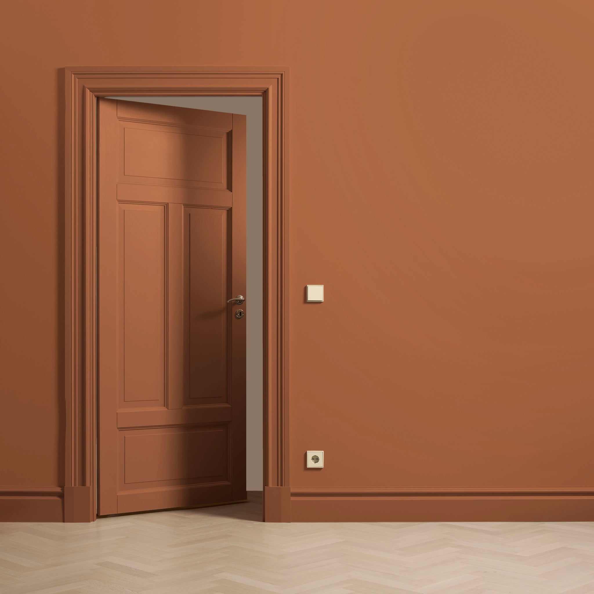 Snickerifärg Terracotta 04